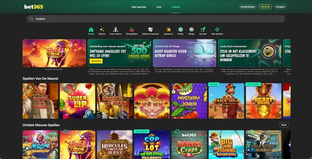 bet365 zonder Cruks